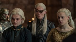 Three Targaryens in House of the Dragon season 1.