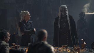 Corlys and Rhaenys in House of the Dragon season 2 episode 4