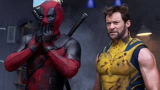 Ryan Reynolds as Deadpool and Hugh Jackman as Wolverine